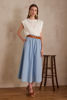 Picture of JOY COTTON MIDI SKIRT